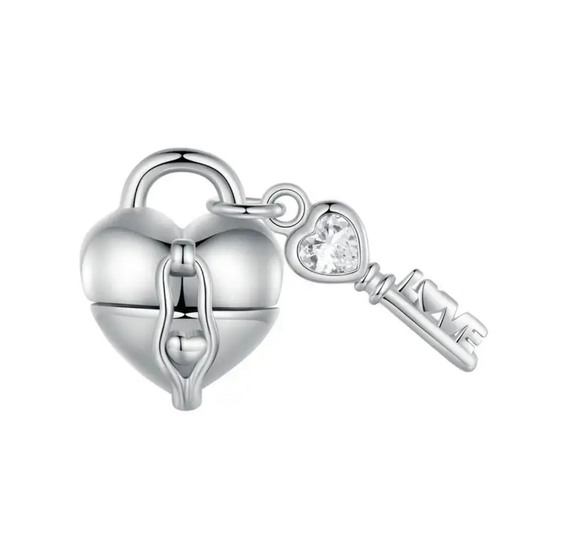 Key to my deals heart charm