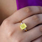 Maxima Yellow Apatite Ring