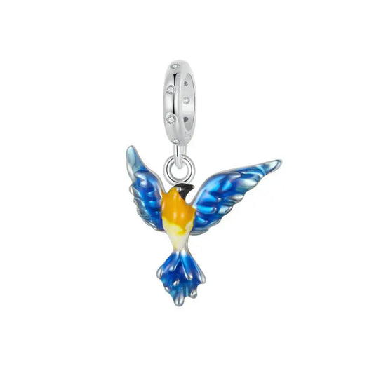 Blue Jay Charm