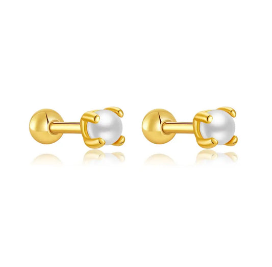 Cordelia Pearl Stud Earrings