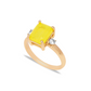 Maxima Yellow Apatite Ring