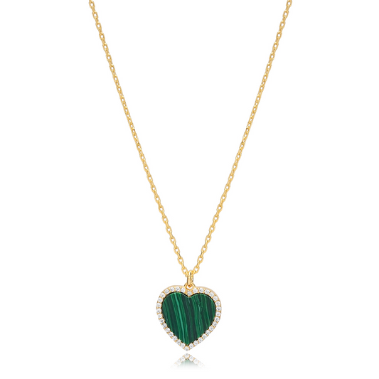 Selene Malachite Necklace