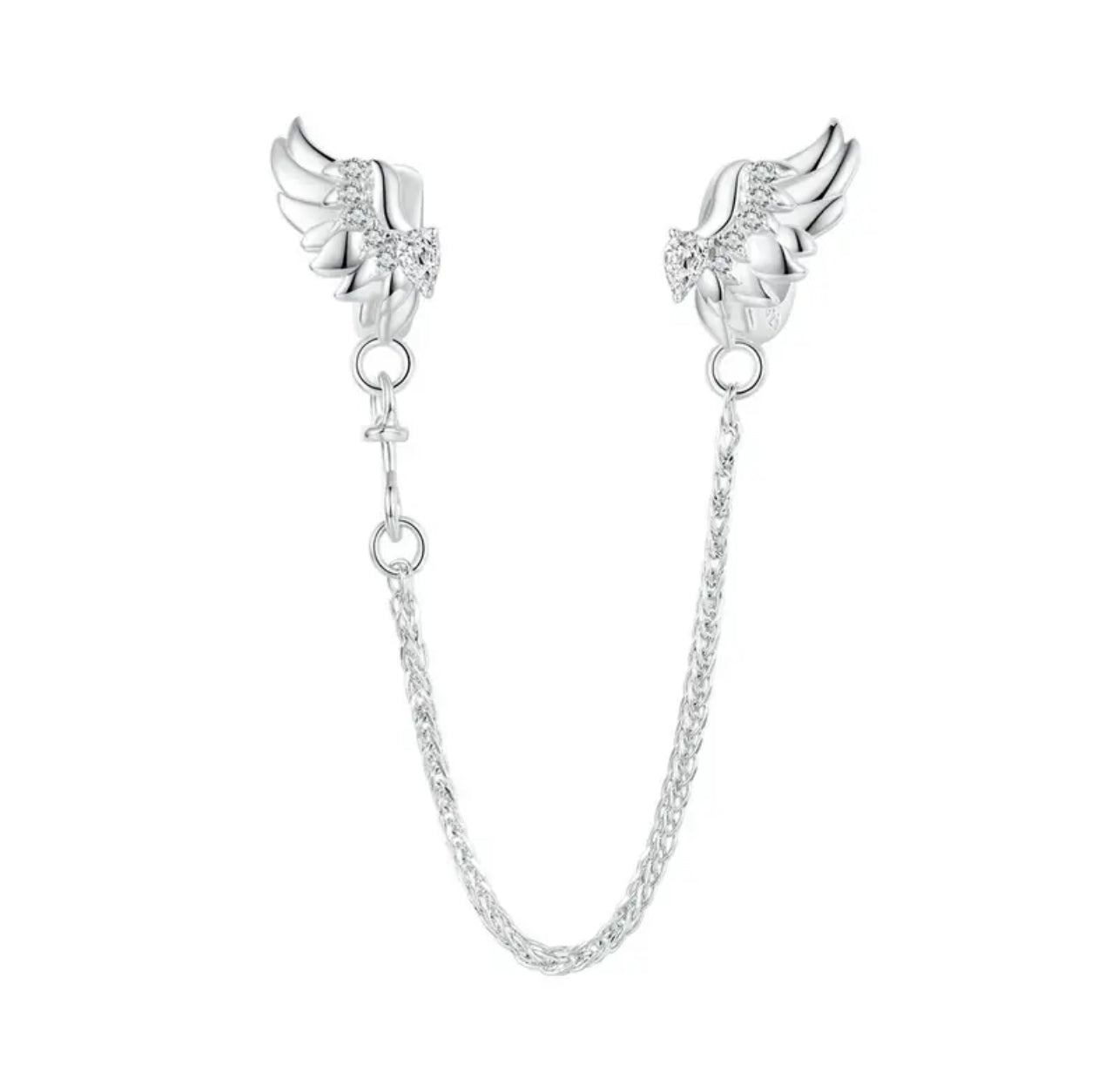 Angel Wings Charm Safety Chain