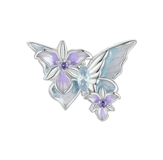 Butterfly Flora Charm