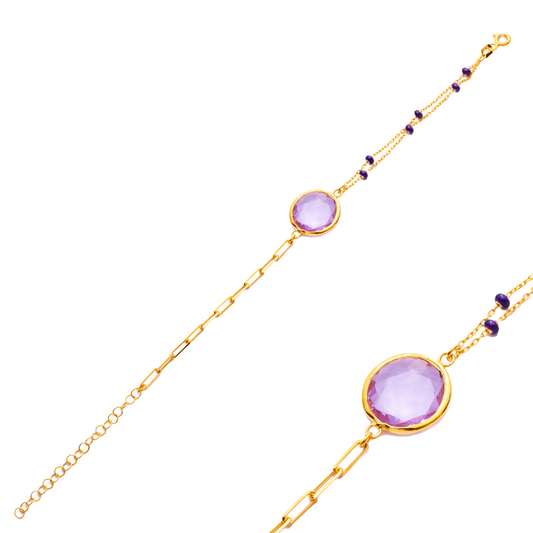 Catania Purple Quartz Bracelet