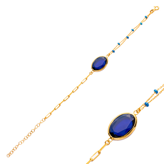 Catania Sapphire Quartz Bracelet