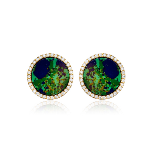 Catherine Azurite Earrings