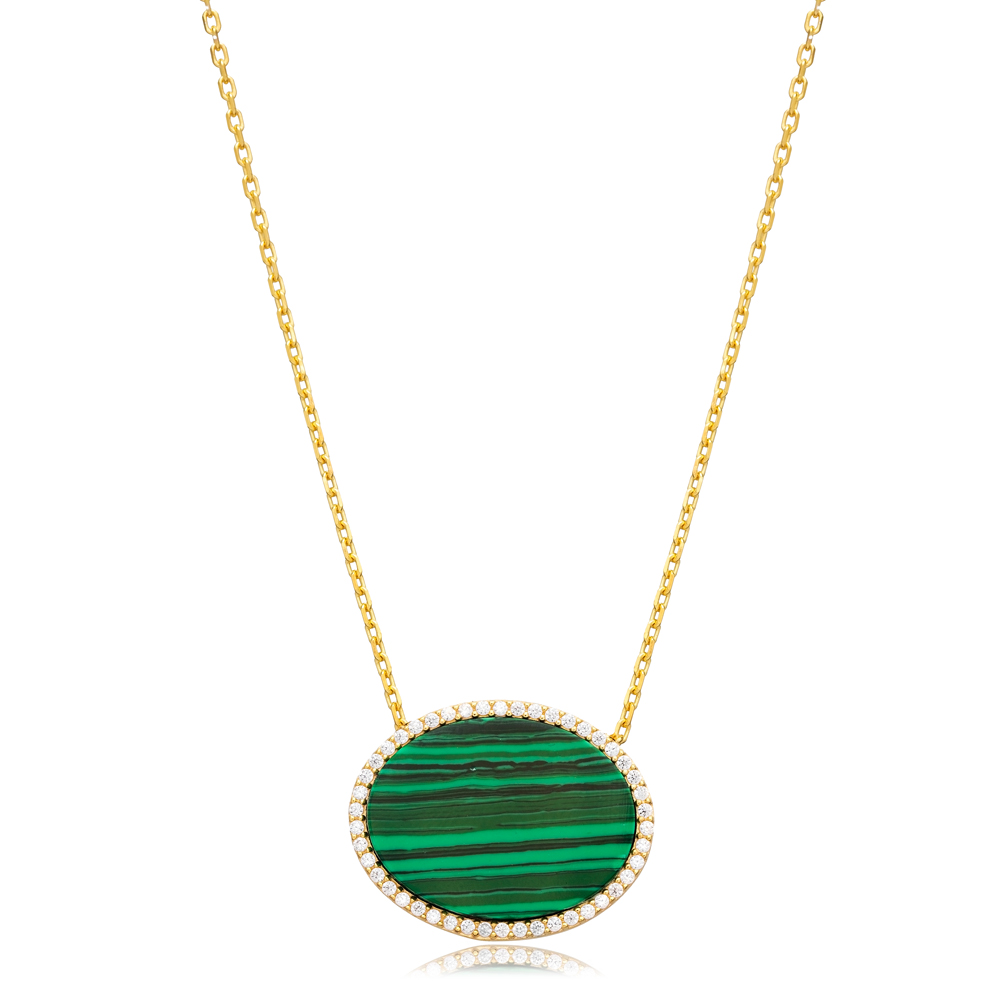 Charlotte Malachite Necklace