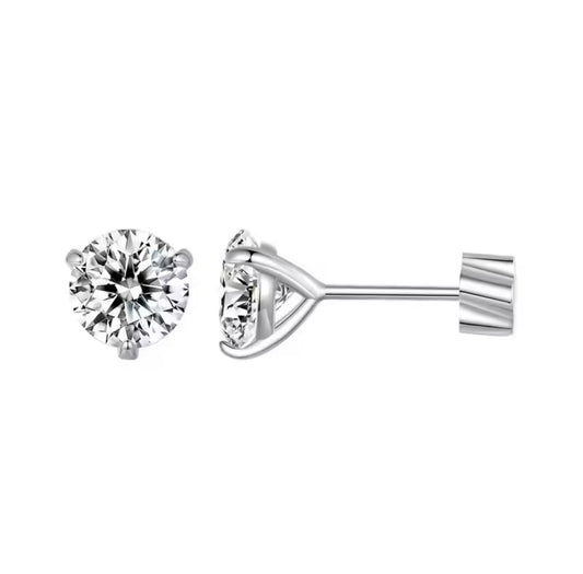 Izabel Moissanite Stud Earrings 0.5ct