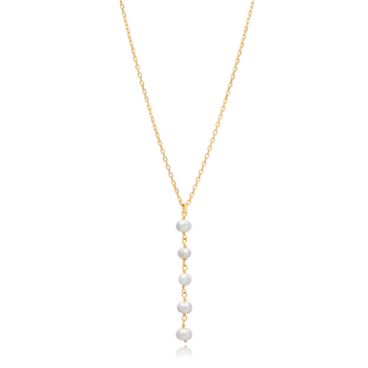 Laguna Pearl Lariat Necklace