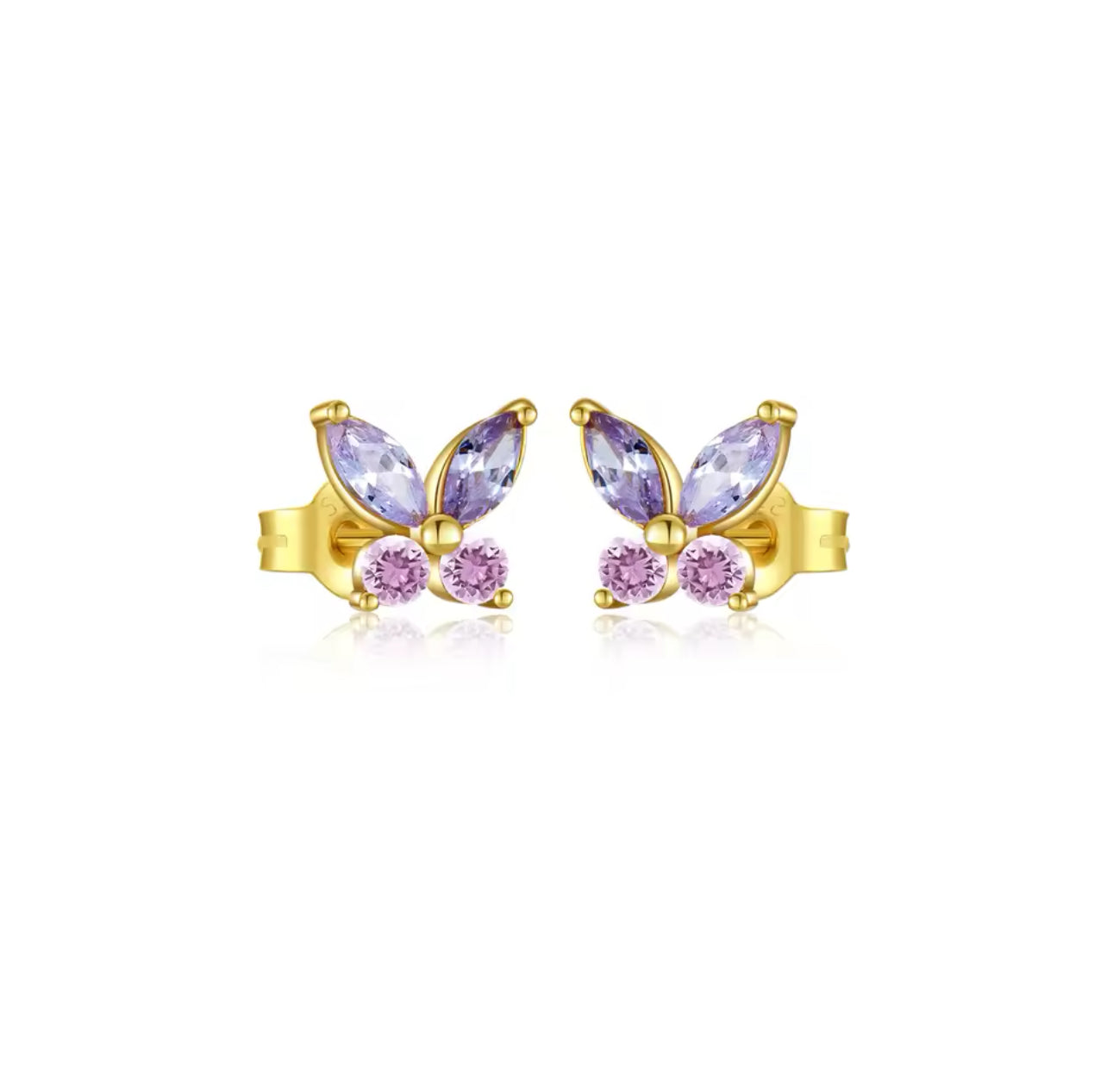 Marie Purple Stud Earrings