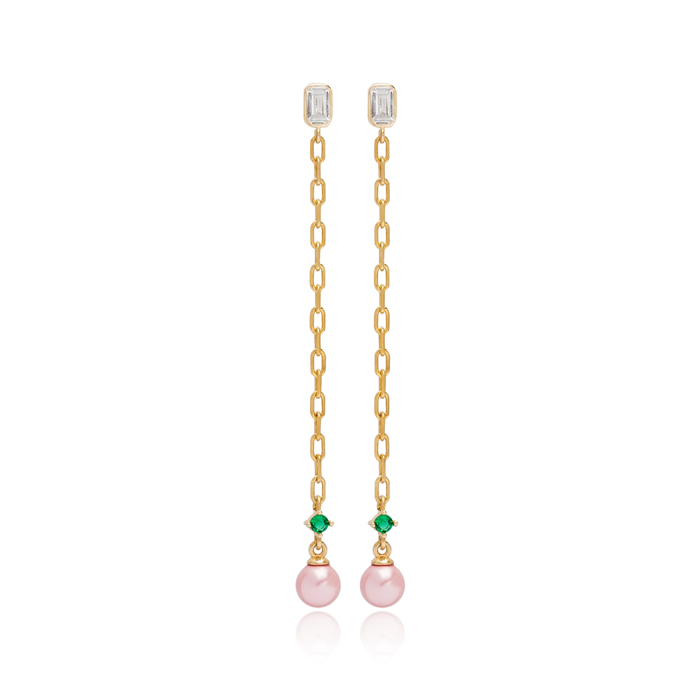 Mariza Pink Mallorca Earrings