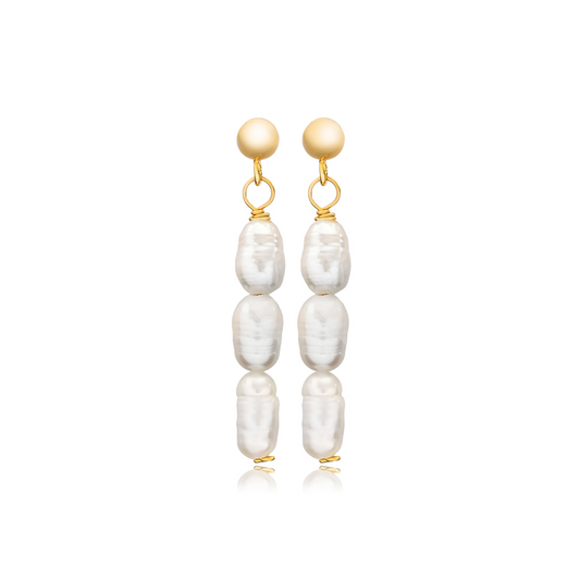 Pandora Pearl Earrings