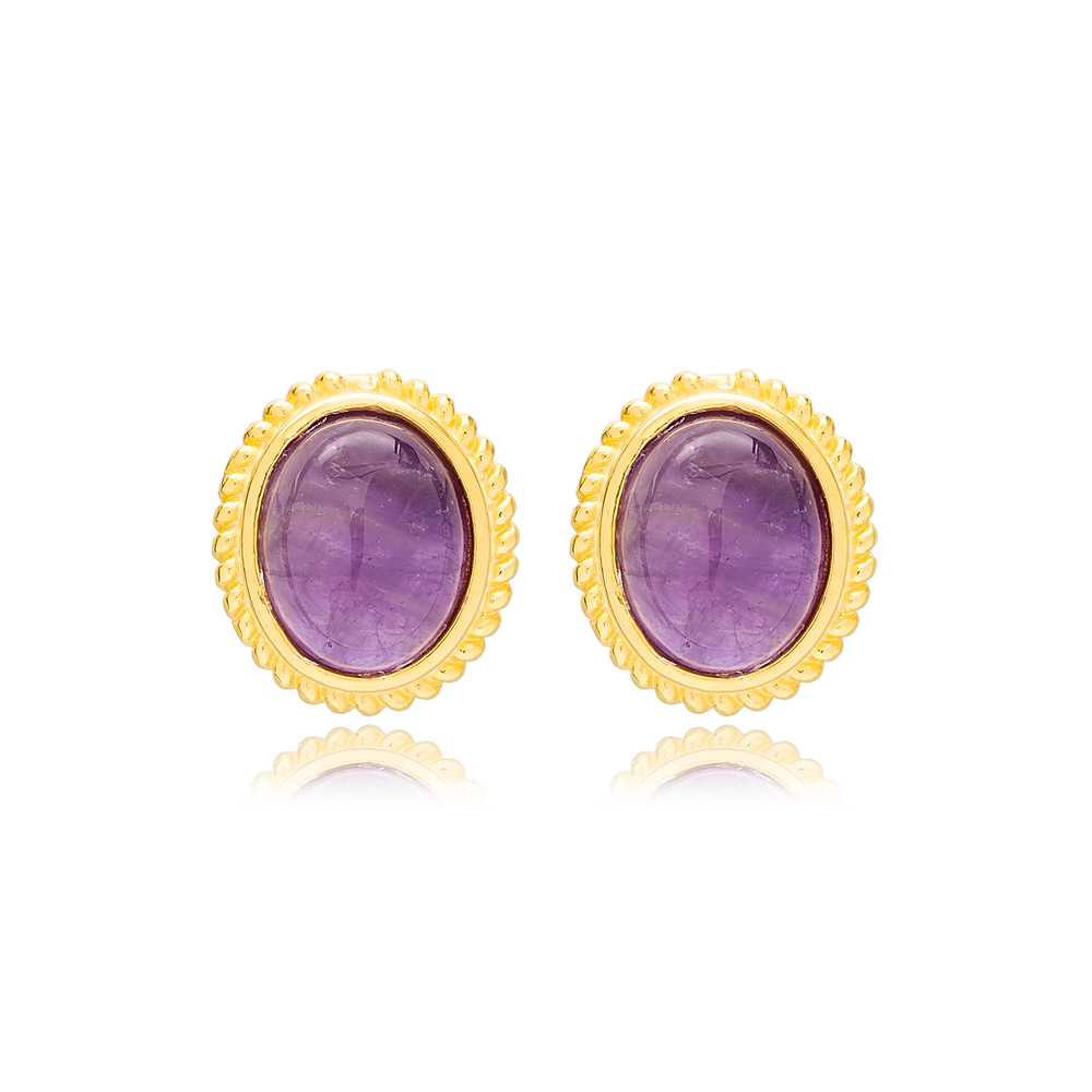 Phyllis Amethyst Earrings