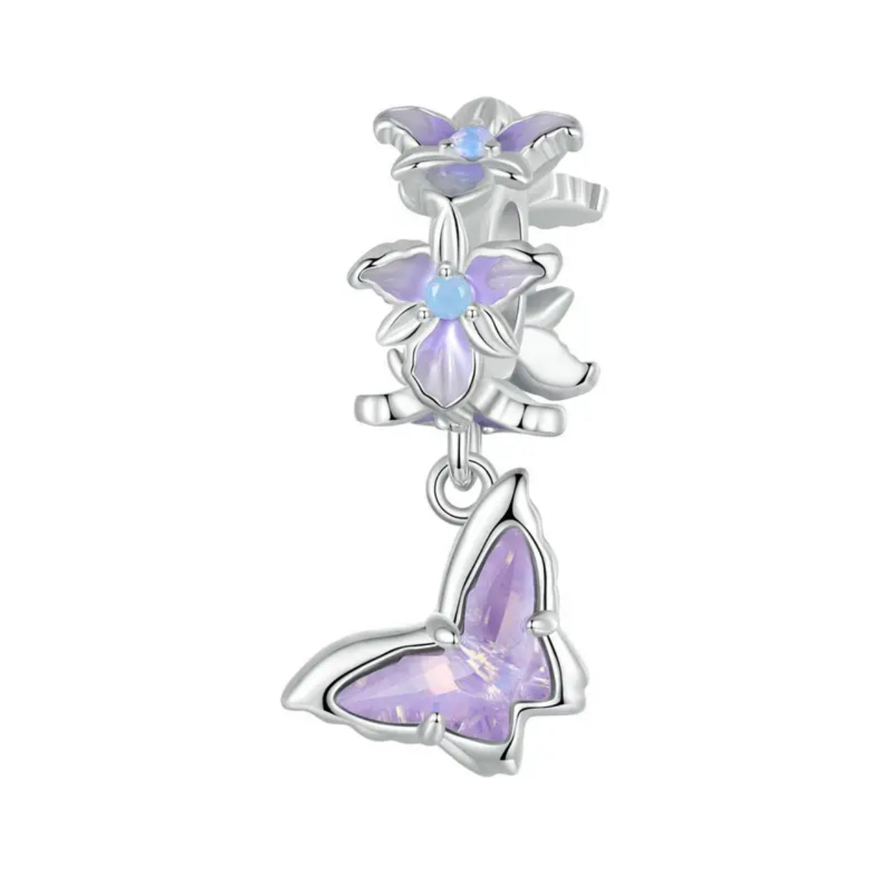 Purple Monarch Charm