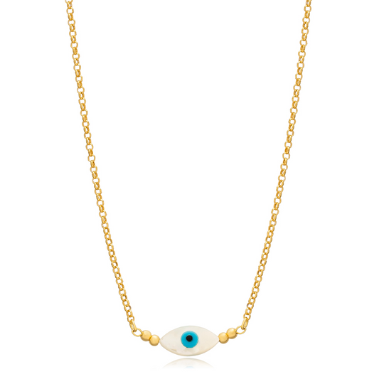 Ridge Evil Eye Necklace