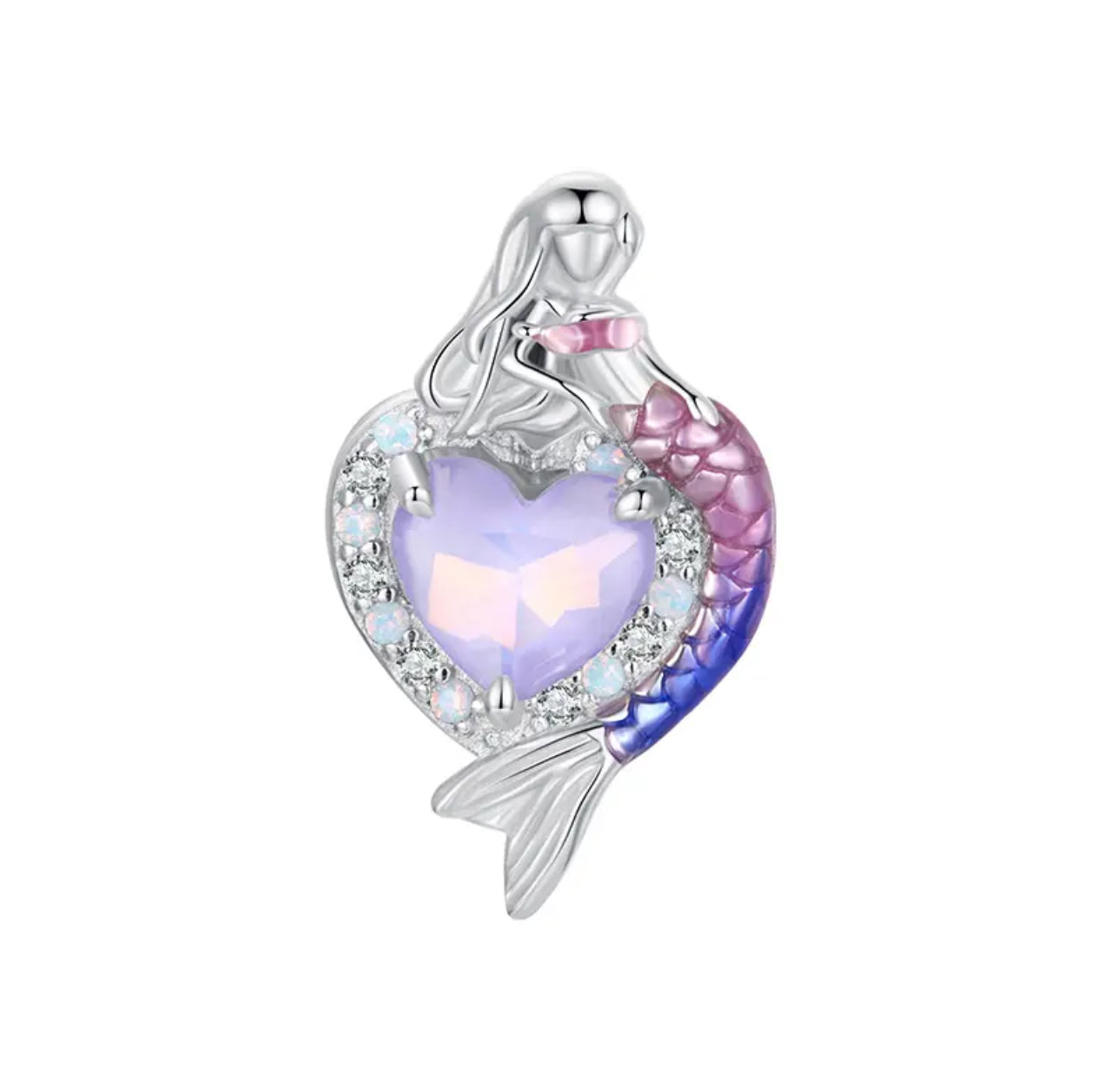 Siren Heart Charm