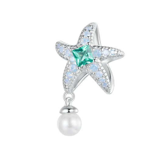 Starfish Pearl Charm