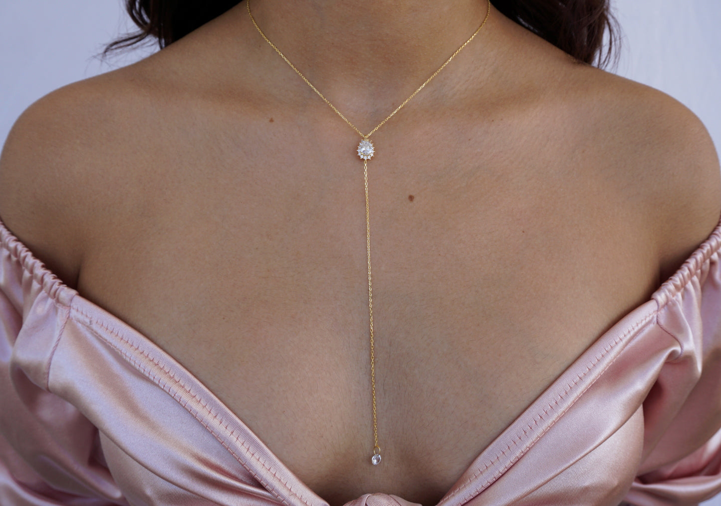 Claire Lariat Necklace