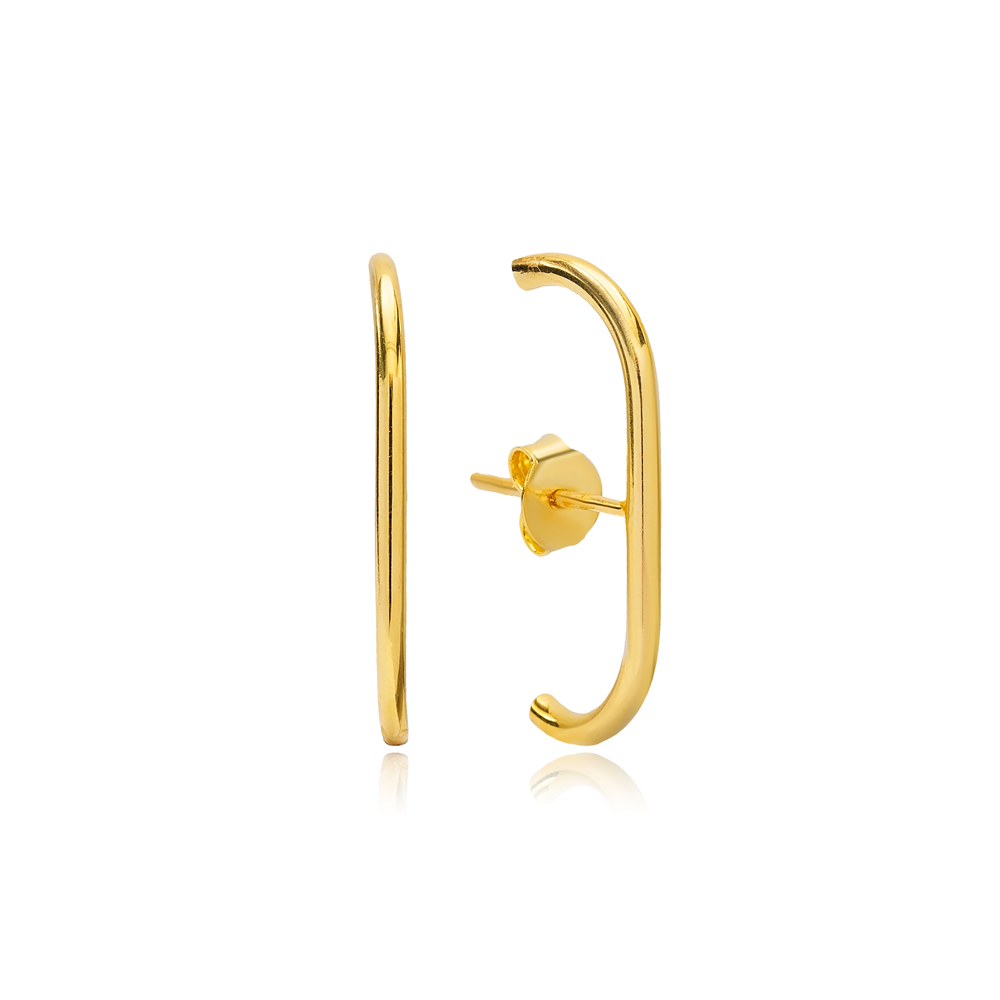 Katya Plain T-bar Ear Cuffs