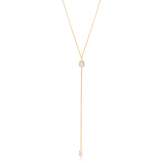 Claire Lariat Necklace